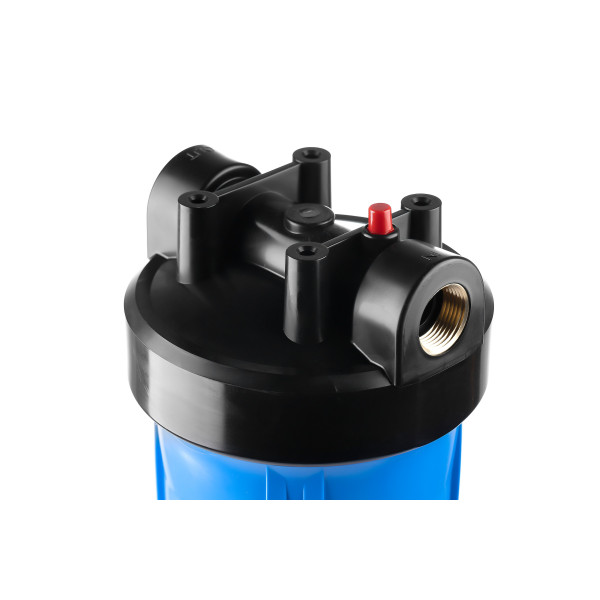 Фильтр колбовый Гейзер 1" 20BB с латунными вставками (синий, для холодной воды) (50716) Фильтр колбовый Гейзер 1" 20BB с латунными вставками (синий, для холодной воды) (50716)