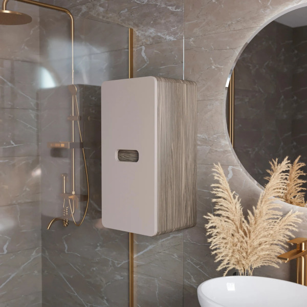 Пенал подвесной 1Marka Vortex 350x300x70 (орех каньон коньяк/латте фактурный) (Ц0000033028) Пенал подвесной 1Marka Vortex 350x300x70 (орех каньон коньяк/латте фактурный) (Ц0000033028)