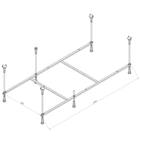 Каркас для ванны AM.PM Func 170х80 (W84A-170-080W-R)