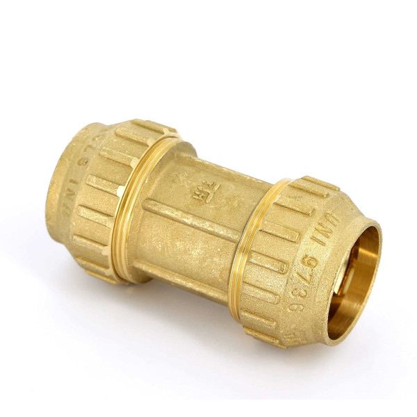 Соединение прямое "Tiemme" 50*50 (для п/э трубы) (3400025) Соединение прямое "Tiemme" 50*50 (для п/э трубы) (3400025)