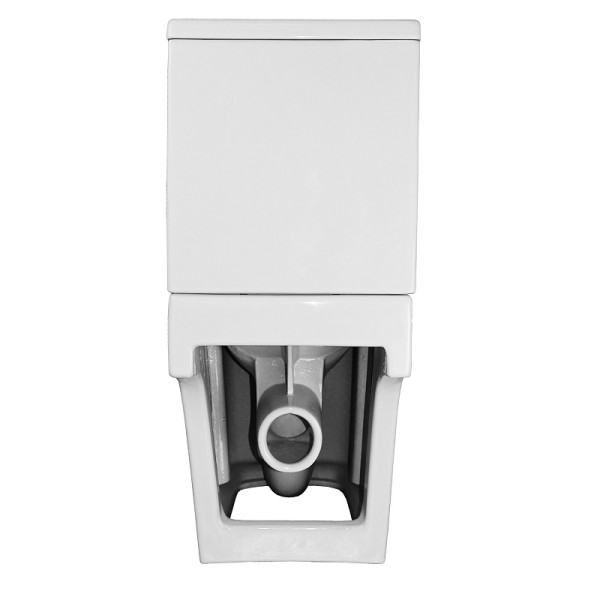 Унитаз напольный Azario Ferra 365x650x785 с сиденьем с микролифтом белый (AZ-1015)