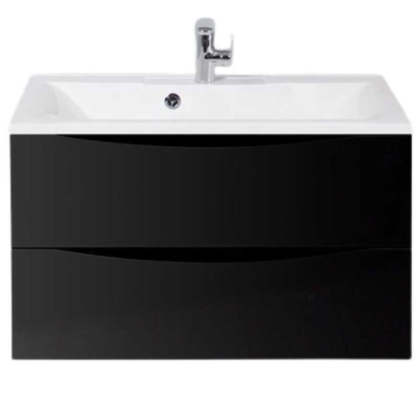Тумба подвесная BelBagno Marino 80 Nero Lucido (MARINO-800-2C-SO-NL-P)