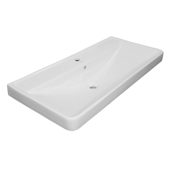 Тумба подвесная Azario с раковиной Ника 100 с раковиной Monte 100 (CS00089923)