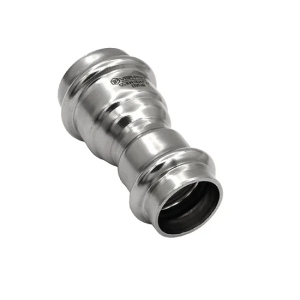 Муфта 35*28 двухраструбная Vieir VER-PRO (нерж.сталь, пресс) (VPS3528-A)