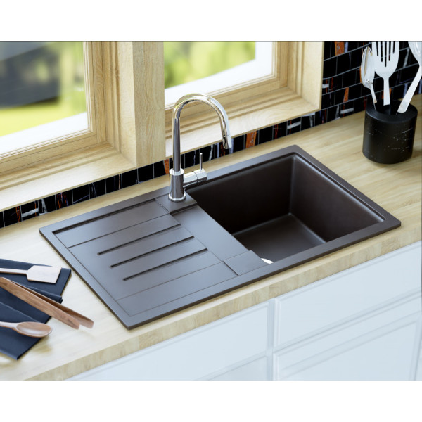 Мойка для кухни врезная Aquaton Верона 500x855x210 песочный (1.A710.0.32V.R22.0) Мойка для кухни врезная Aquaton Верона 500x855x210 песочный (1.A710.0.32V.R22.0)