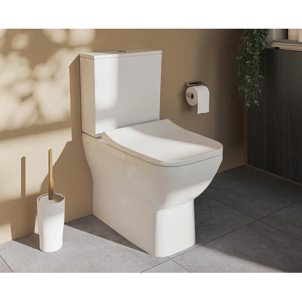 Унитаз-компакт Vitra Integra Square Open-Back с сиденьем микролифт (9833B003-7205) Унитаз-компакт Vitra Integra Square Open-Back с сиденьем микролифт (9833B003-7205)