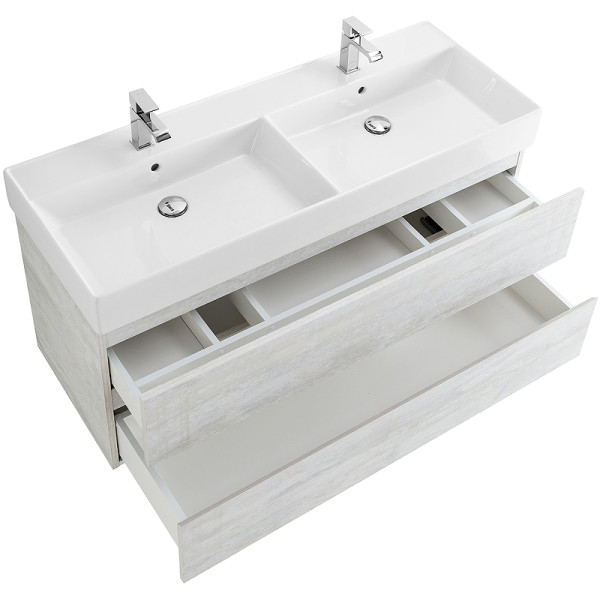 Тумба подвесная Cezares Molveno 46 120x50 Legno Bianco (MOLVENO 46-120-2C-SO-2-LB)