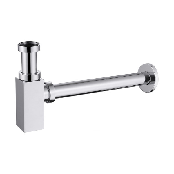 Сифон для раковины Azario 1 1/4" без выпуска, хром, квадратный (AZ-109-CHR) Сифон для раковины Azario 1 1/4" без выпуска, хром, квадратный (AZ-109-CHR)