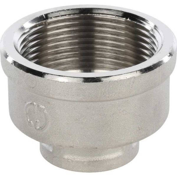 Муфта переходная 1/2"х1 1/4" Stout (никель) SFT-0006-011412 Муфта переходная 1/2"х1 1/4" Stout (никель) SFT-0006-011412