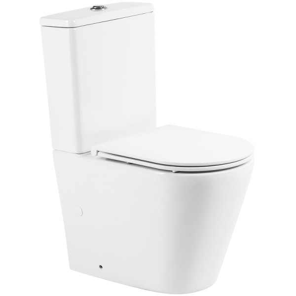 Унитаз-компакт BelBagno Flay-R безободковый (BB2149CPR/BB870SC)