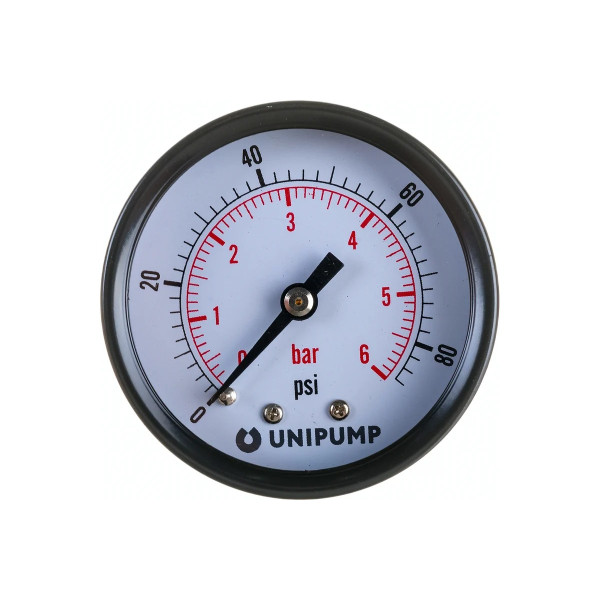 Манометр аксиальный Unipump 1/4" 6 бар (43989) Манометр аксиальный Unipump 1/4" 6 бар (43989)