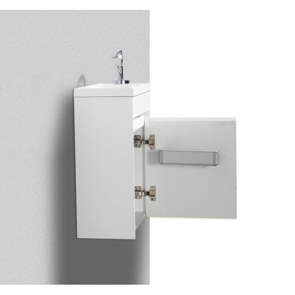 Тумба подвесная BelBagno Pietra Mini 40 см Bianco Lucido (Pietra Mini-400-1A-SO-BL-L)