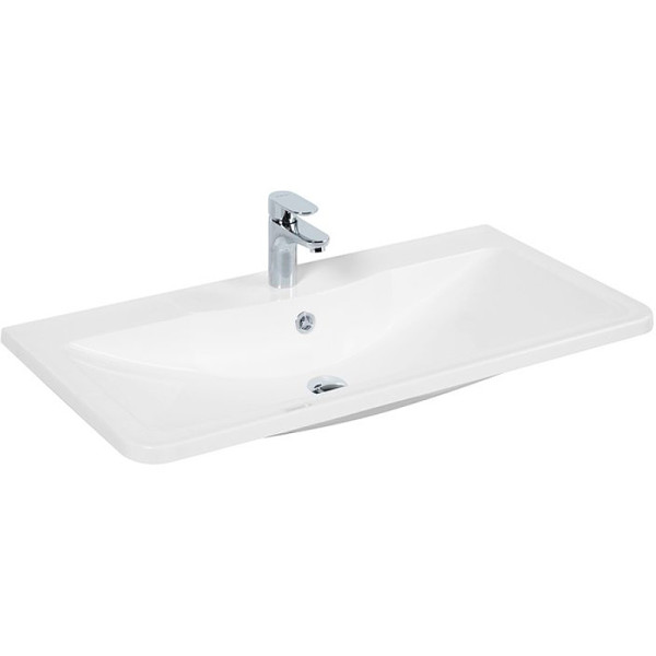 Раковина встраиваемая BelBagno 100 белая (BB1000/455-LV-MR-ALR) Раковина встраиваемая BelBagno 100 белая (BB1000/455-LV-MR-ALR)