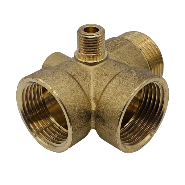 Соединение пятиходовое 1" (72 мм.) Tiemme (латунь) (1500128 / 1510G057206)