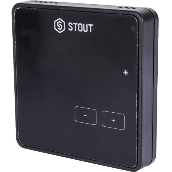 Терморегулятор Stout проводной комнатный R-10z, белый (STE-0101-010004) Терморегулятор Stout проводной комнатный R-10z, белый (STE-0101-010004)