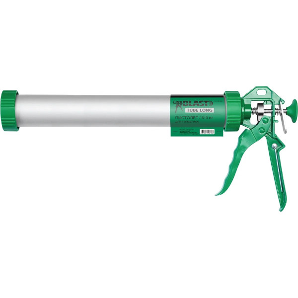 Пистолет для герметика с алюминиевой тубой Blast Tube 610 мм. (круглый шток) (591006)