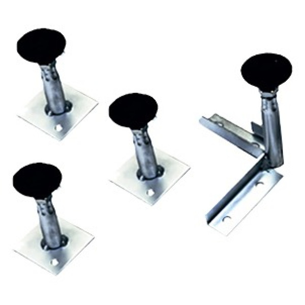 Ножки для душевого поддона Cezares черный матовый (TRAY-S-4.2-ML)