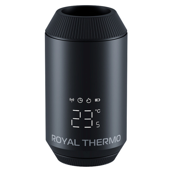 Головка термостатическая М30х1,5 Royal Thermo Smart Heat 2.0 электронная (черная) (RATESH23015BL) Головка термостатическая М30х1,5 Royal Thermo Smart Heat 2.0 электронная (черная) (RATESH23015BL)