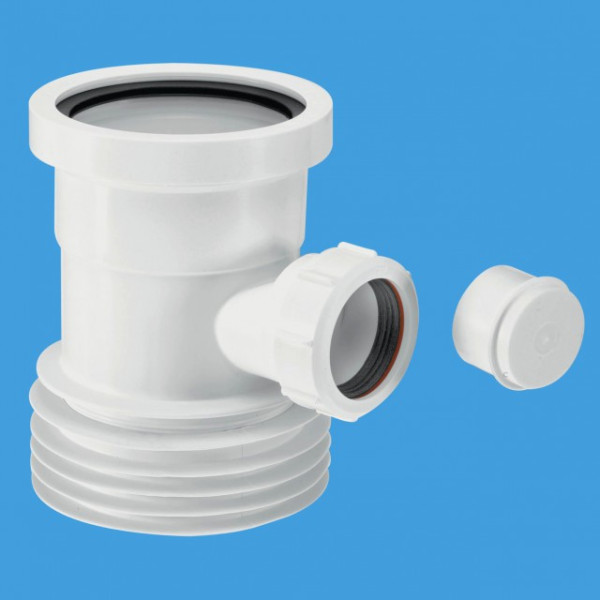 Муфта соединительная 90*110 с отводом 40 мм. (L 149 мм.) McAlpine (WC-DC1D) Муфта соединительная 90*110 с отводом 40 мм. (L 149 мм.) McAlpine (WC-DC1D)