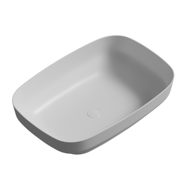 Раковина накладная Abber Rechteck 58,5x38x14 белая (AC2221)