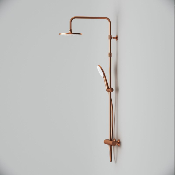 Душевая система AM.PM X-Joy с душевым набором розовое золото (F0785A444)