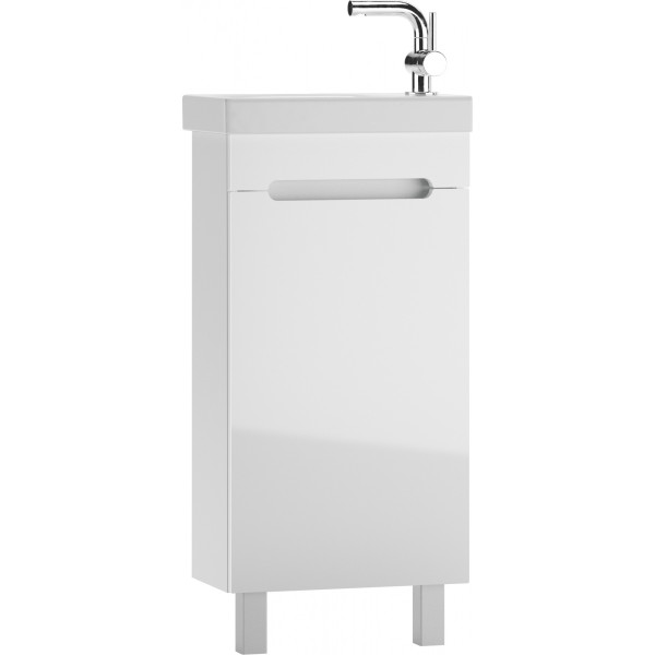 Тумба напольная Como 40 Аура без ящика Айсберг Домино (DA2504T)