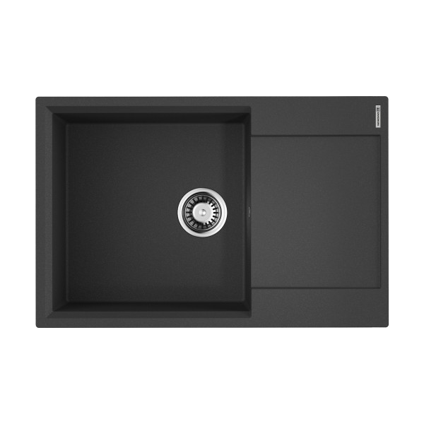 Мойка для кухни врезная Omoikiri Daisen 78-LB-BL 780х510 черный (4993692) Мойка для кухни врезная Omoikiri Daisen 78-LB-BL 780х510 черный (4993692)
