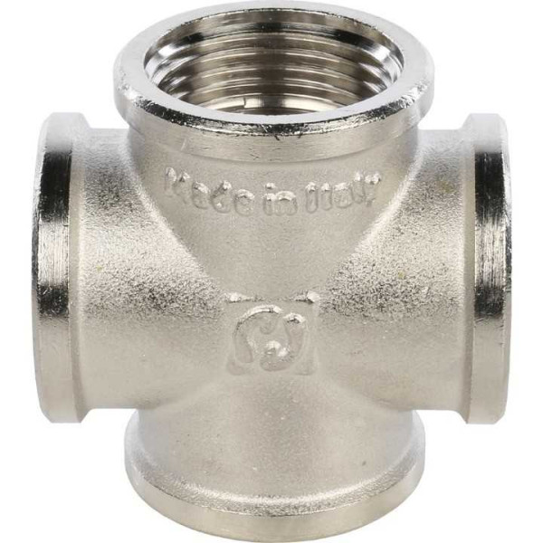 Крестовина 3/4" Stout (никель) SFT-0031-000034 Крестовина 3/4" Stout (никель) SFT-0031-000034