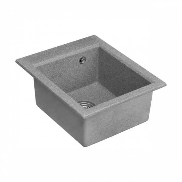 Мойка для кухни врезная Aquaton Линеа 434x517x228 серый (1.A732.9.32L.W23.0)