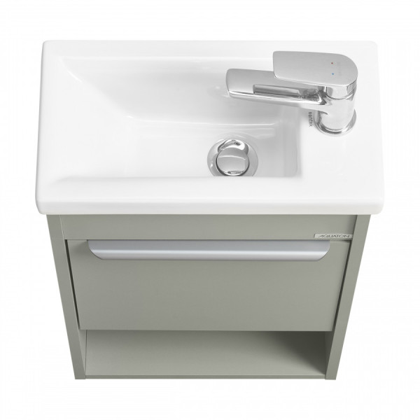 Тумба подвесная Aquaton Хоуп 384x212x550 зеленый (1.A287.1.01H.P9D.0)