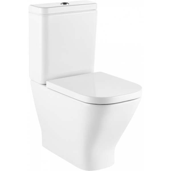 Унитаз напольный чаша Roca The Gap 60x36,5x40 белый (7.3427.3.700.H)