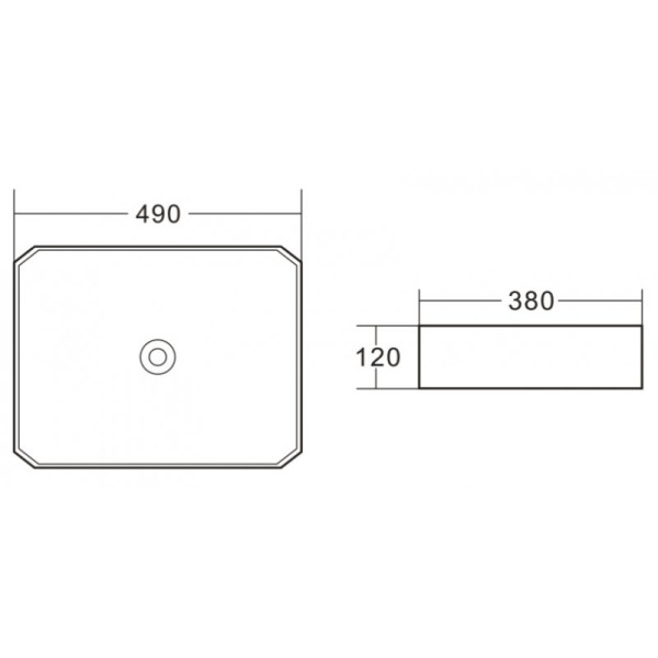 Раковина накладная BelBagno белая (BB1387) Раковина накладная BelBagno белая (BB1387)