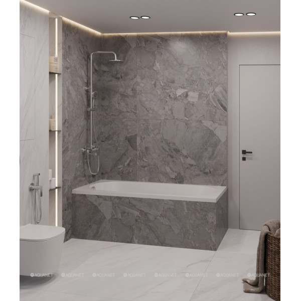 Ванна акриловая Aquanet Lotos 170x75x65 белая (309624)