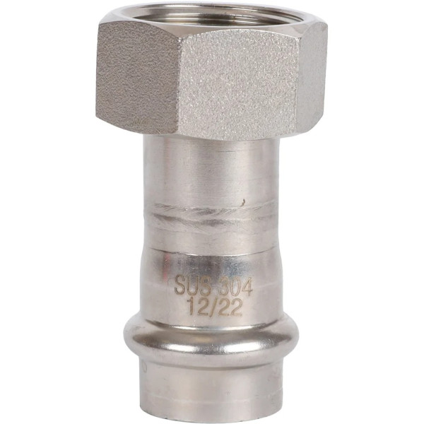 Переход 18х3/4"B с накидной гайкой Rommer из нержавеющей стали (пресс) (RSS-0026-001834) Переход 18х3/4"B с накидной гайкой Rommer из нержавеющей стали (пресс) (RSS-0026-001834)