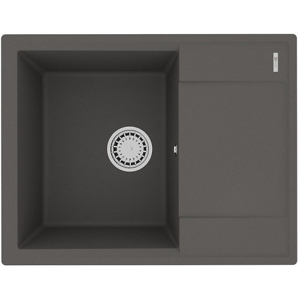 Мойка для кухни врезная Lemark Imandra 640 640x500 серый шелк (9910023)