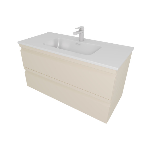 Тумба подвесная Aquatek 1010x460x545 капучино светлый (AQ77100-LC)