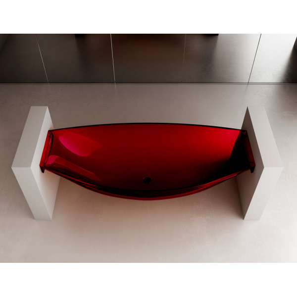 Ванна прозрачная Abber Kristall 180x80 красная (AT9704Rubin) Ванна прозрачная Abber Kristall 180x80 красная (AT9704Rubin)