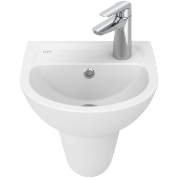 Раковина мебельная Creavit Oval 35,1x29,7 белая (TP135-00CB00E-0000) Раковина мебельная Creavit Oval 35,1x29,7 белая (TP135-00CB00E-0000)