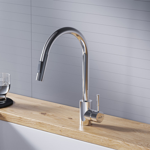Смеситель для кухни Dorff Logic хром (D3007500) Смеситель для кухни Dorff Logic хром (D3007500)