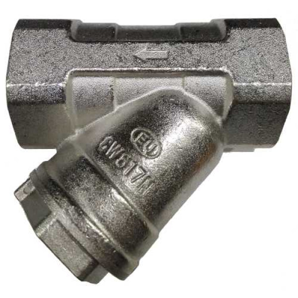 Фильтр косой 1 1/4" ВВ Kromwell (никель) (KW.400.07 / EU.YT4009067 114_k) Фильтр косой 1 1/4" ВВ Kromwell (никель) (KW.400.07 / EU.YT4009067 114_k)