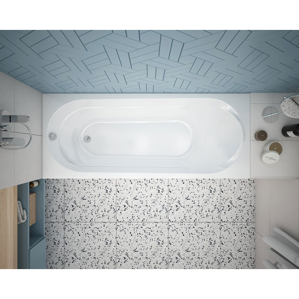 Ванна акриловая Melodia Classica 160*70*44 (MBHR00116070)