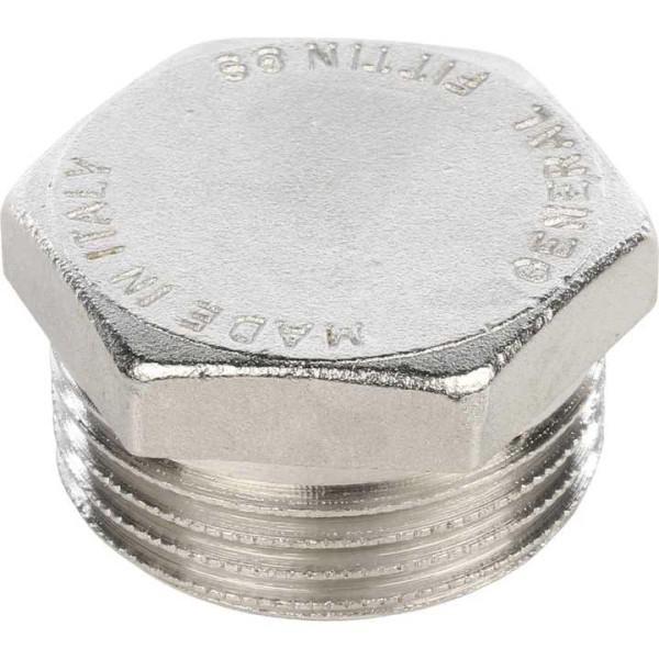 Заглушка 3/4"Н Stout (никель) SFT-0025-000034 Заглушка 3/4"Н Stout (никель) SFT-0025-000034