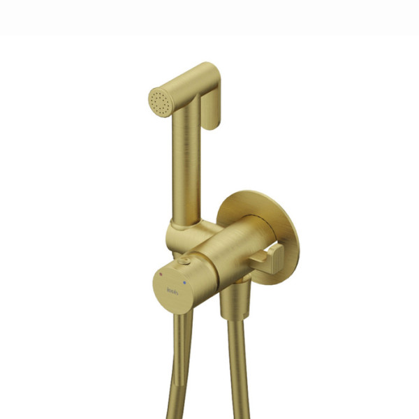 Смеситель с гигиеническим душем Iddis Axes золотой (005MGR0i08)