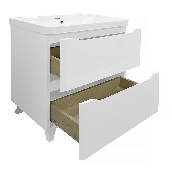 Тумба напольная Azario с раковиной Lotos 80/2 Н с раковиной Monte 80 (CS00081987) Тумба напольная Azario с раковиной Lotos 80/2 Н с раковиной Monte 80 (CS00081987)