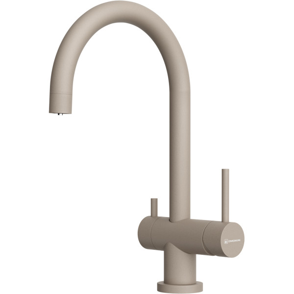 Смеситель для кухни Omoikiri Yamada-P-SA с переключателем на фильтр бежевый (4974286)