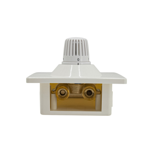 Модуль монтажный Okseler с наружным термостатическим клапаном и расходомером 1/2" (Oks00731)