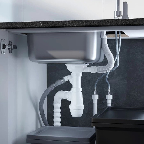 Мойка для кухни врезная Iddis Suno S 51 с сифоном нержавеющая сталь шелк (SUN51S0i77S)