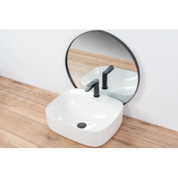 Смеситель для раковины REA Creek Black mat (REA-B8403) Смеситель для раковины REA Creek Black mat (REA-B8403)