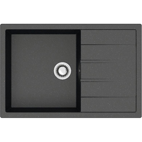 Мойка для кухни из искусственного камня Azario Vision 75x21,8x50 черная (CS00078339)