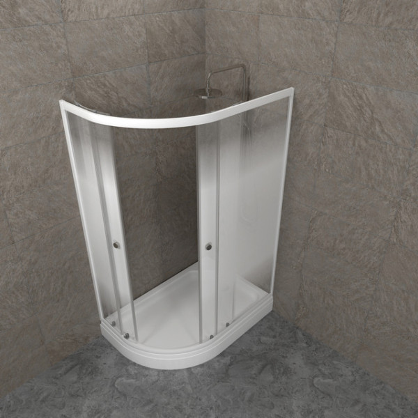 Душевое ограждение Triton Коралл 120x80 правосторонняя стекло матовое профиль белый (DK390) Душевое ограждение Triton Коралл 120x80 правосторонняя стекло матовое профиль белый (DK390)